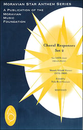 Choral Responses Set 2 SATB choral sheet music cover